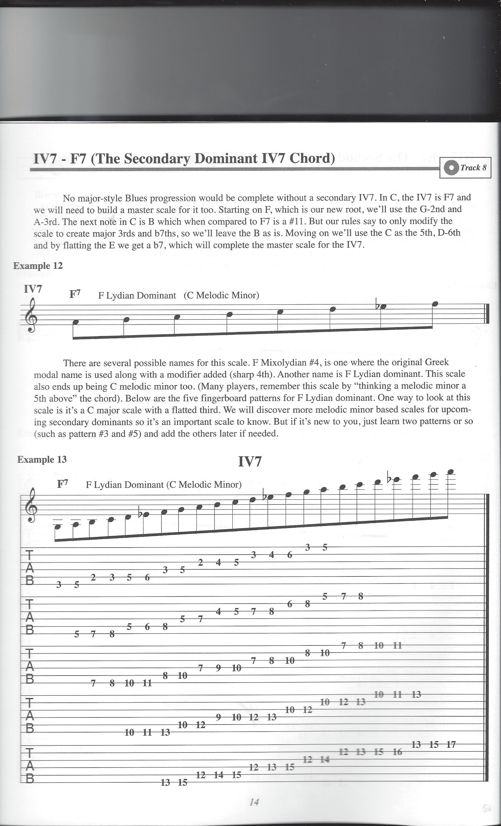 四级属七：四级 Mixolydian
